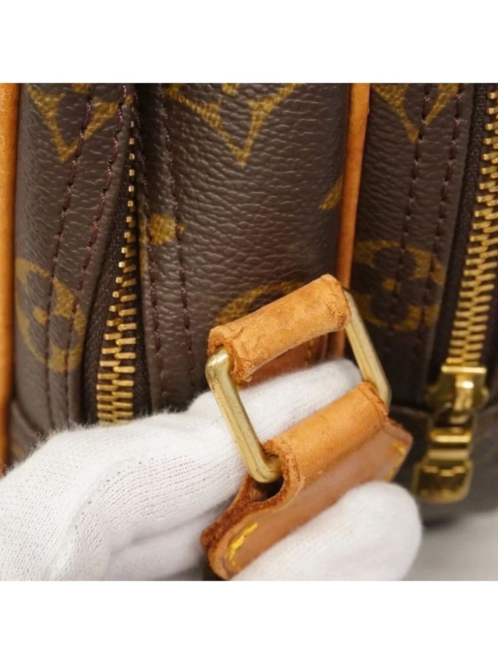Louis Vuitton Shoulder Bag Monogram Reporter PM Brown
